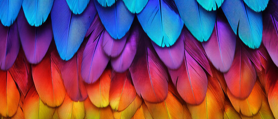 Close-up of vibrant rainbow-colored butterfly wings