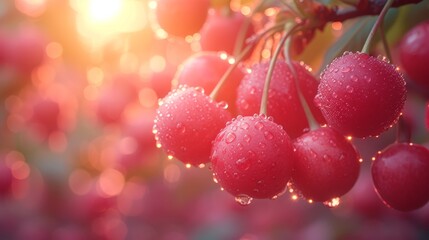 Cherry landscapes are beautiful
