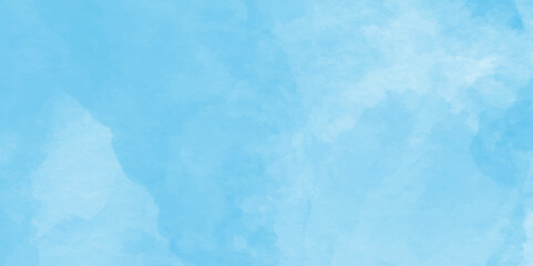 Creative vintage light sky blue background.Aquarelle paint paper texture canvas for vintage text design, retro card, template, creative background, smeared light turquoise frame,
