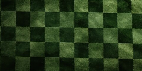 Green square checkered carpet texture