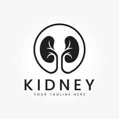 Kidney logo designs concept vector, Kidney Care logo symbol template