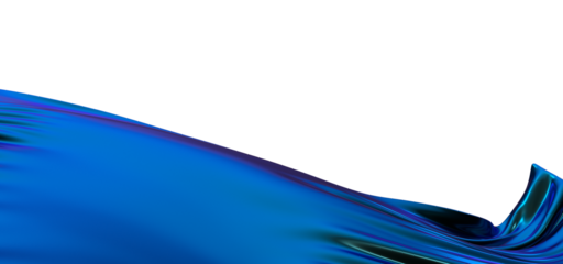 Creative Abstract technology blue background with 3d concept. abstract particles blue wave minimalist