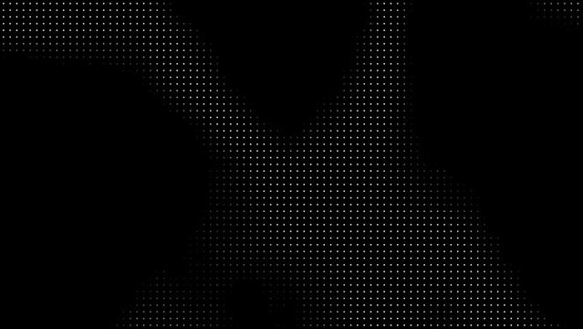 Abstract futuristic dynamic dots background, digital HUD technology background