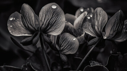monochromatic images of Cyclamen