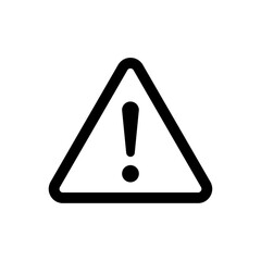Warning triangle sign