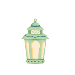Islamic Ramadan lantern illustration