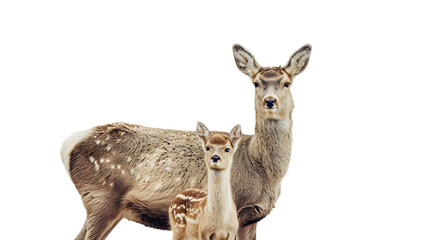 Group of Deer Standing Together