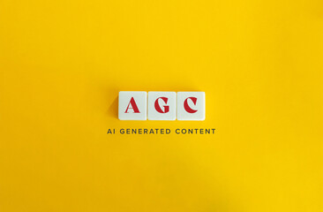 AI generated content (AGC) Acronym and Banner.