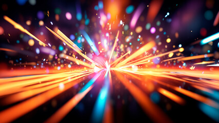 background of colorful lights