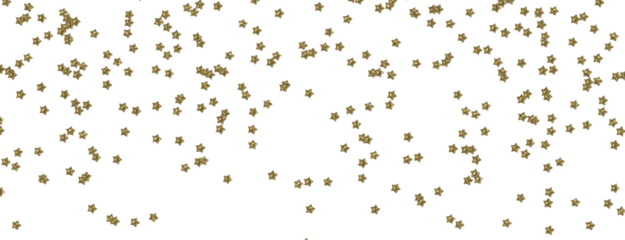 Enchanting 3D Gold Stars Rain: A Celestial Delight for the Eyes