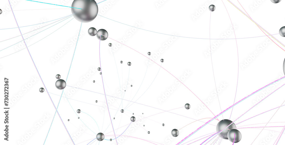 Poster network structure - abstract design connection