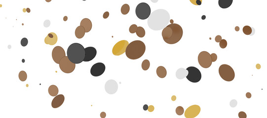 confetti png. Gold confetti falls from the sky. Glittering confetti on a transparent background. Holiday,