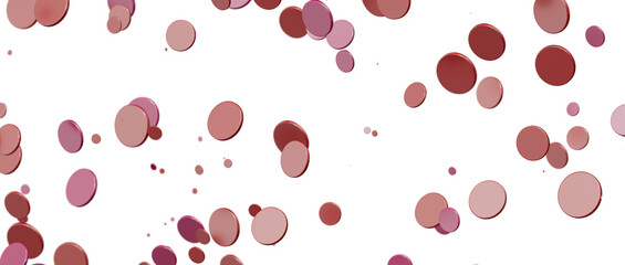 confetti png. red confetti falls from the sky. Glittering confetti on a transparent background. Holiday