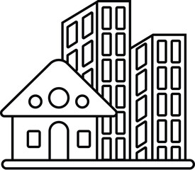 Building, construction, estate icon 2