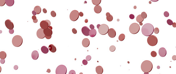 confetti png. red confetti falls from the sky. Glittering confetti on a transparent background. Holiday