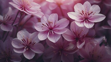 Beautiful pink and purple flower background