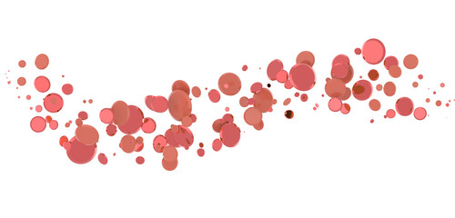 confetti png. red confetti falls from the sky. Glittering confetti on a transparent background. Holiday