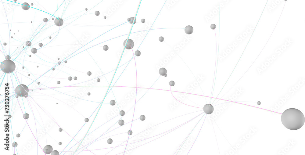 Poster Concept of AI technology, Motion of digital data flow.