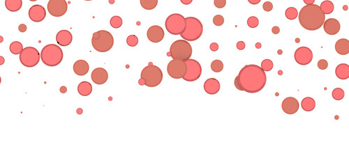 confetti png. red confetti falls from the sky.