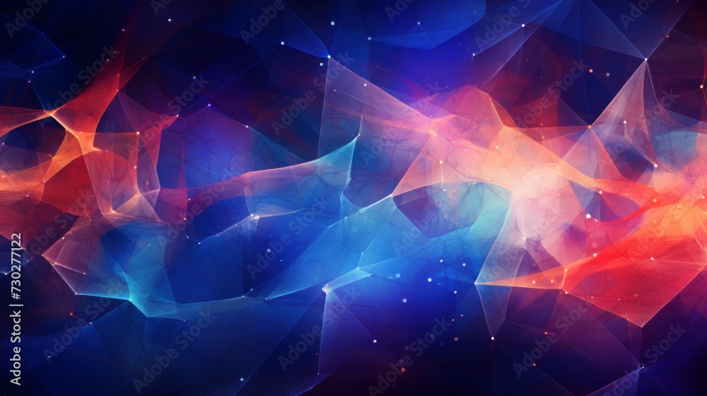 Poster vibrant abstract internet conceptual background with dynamic connectivity patterns