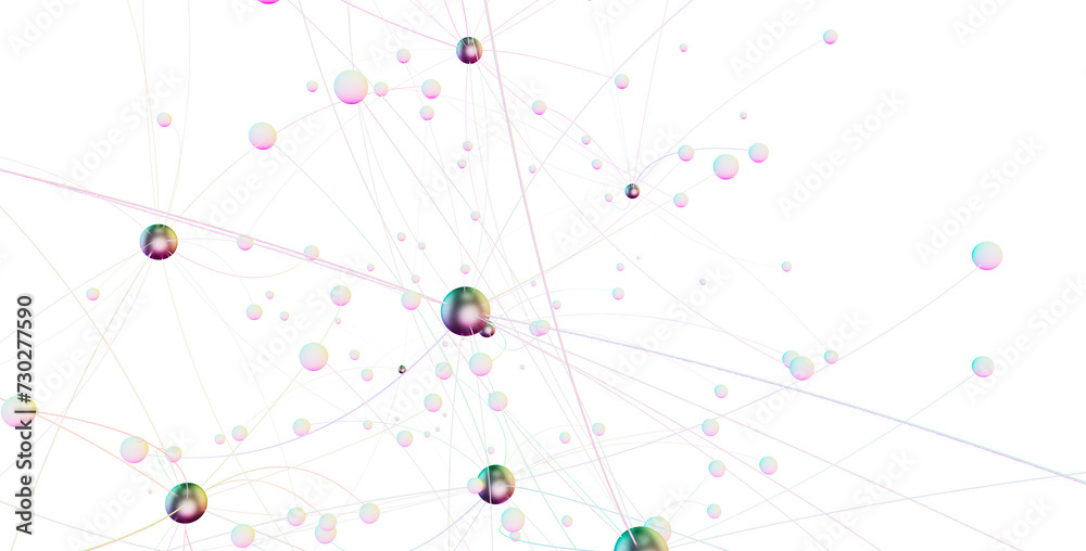 Poster Concept of AI technology, Motion of digital data flow.