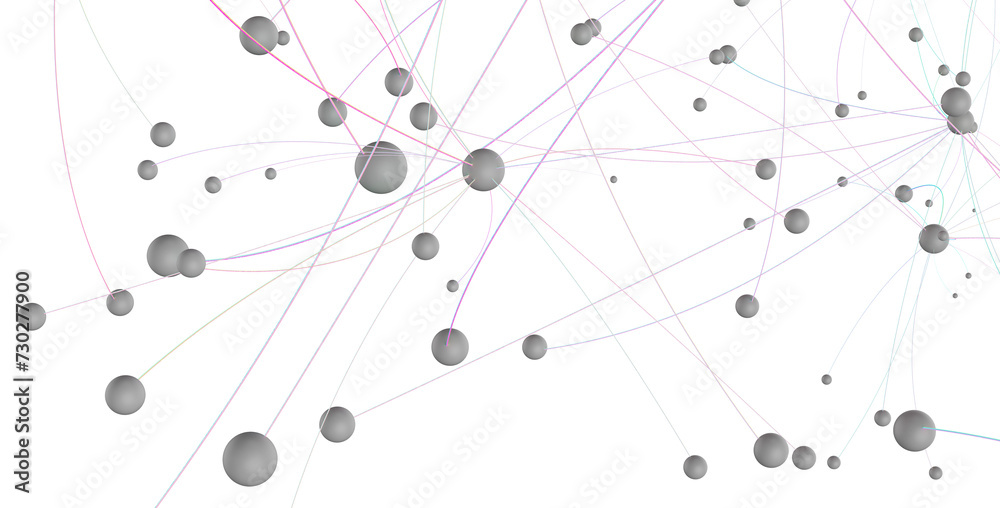 Poster concept of ai technology, motion of digital data flow.