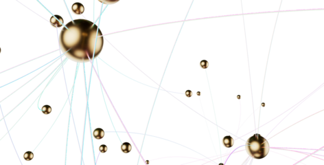 Concept of AI technology, Motion of digital data flow.