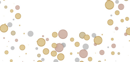 gold  Delight: Captivating 3D Illustration of Joyful gold Confetti