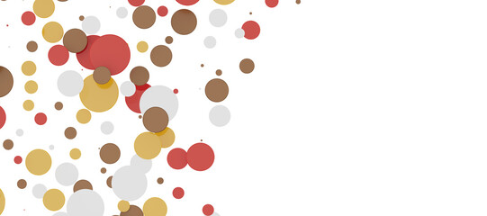 Confetti, paper triangle on the floor, fancy, colorful, celebration party