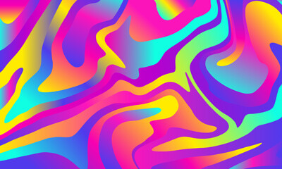 Abstract psychedelic colorful gradient marble pattern wallpaper background