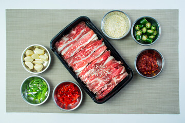Bulgogi - Slices of marinated premium beef wagyu