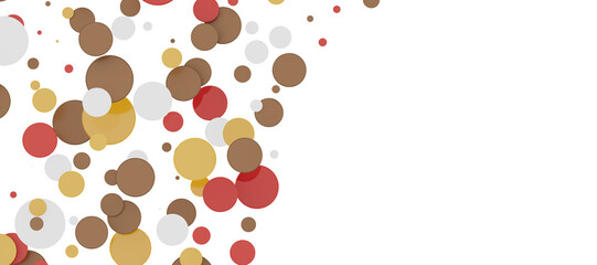 Multicolor confetti abstract background with a lot of falling pieces, isolated on a white background. Festive decorative tinsel element for design