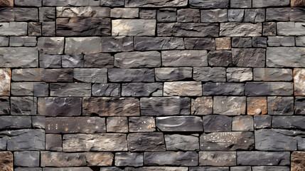 A Stone Wall Made of Assorted Rocks