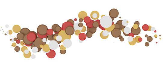 confetti png. Gold confetti falls from the sky. Glittering confetti on a transparent background. Holiday