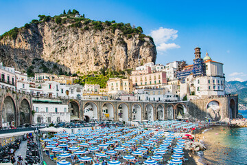 Atrani, Wybrzeże Amalfi - obrazy, fototapety, plakaty