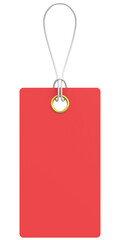 Price tag. Price label. 3D illustration.