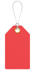 Price tag. Price label. 3D illustration.
