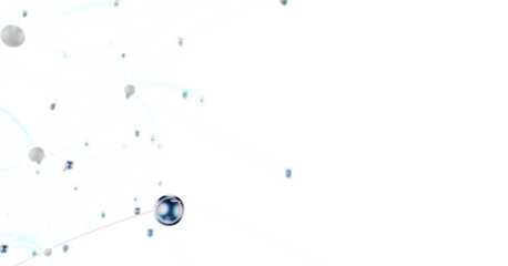 network shape. Abstract 3D render