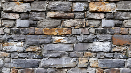 Obraz premium Stone Wall With Numbered Rocks