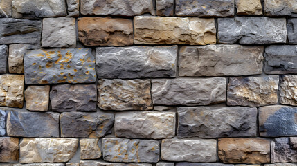 Colorful and Diverse Stone Wall