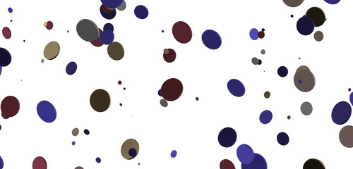 Glittering Spectacle: Captivating 3D Illustration of Glittery gold Confetti