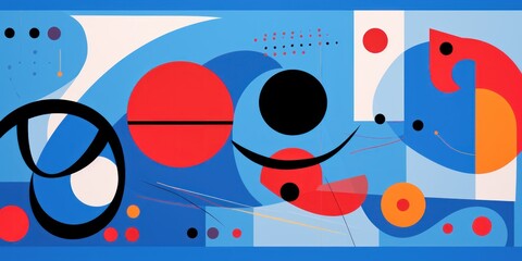 An Azure poster featuring various abstract design elements