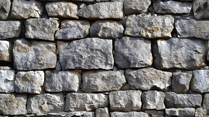 A Stone Wall Made of Small Rocks