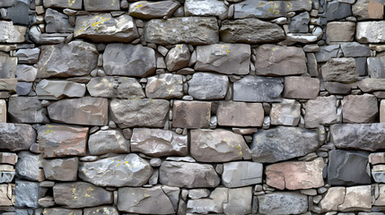 A Stone Wall Constructed With Rocks