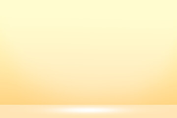 Solid Cream Pink Color Background. Empty Room Wall for Product Display. Beautiful Studio Background for Advertisement. 3d Render Background. Abstract wall Design. Interior Room Wall with Floor.