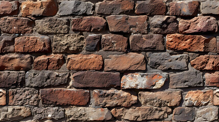 Close Up of a Brick Wall Made of Bricks