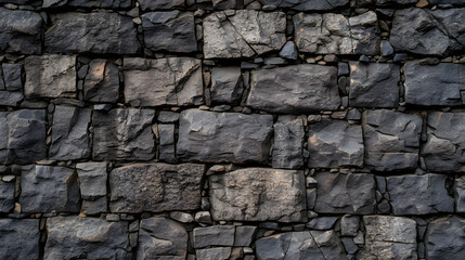 Small Rocks Constructed Stone Wall