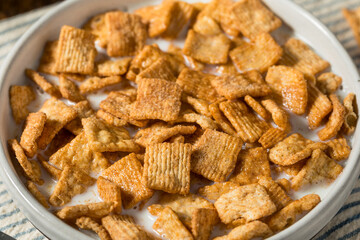 Healthy Brown Cinnamon Toast Breakfast Cereal