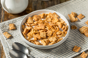 Healthy Brown Cinnamon Toast Breakfast Cereal