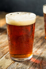 Boozy Cold Dark Amber Craft Beer